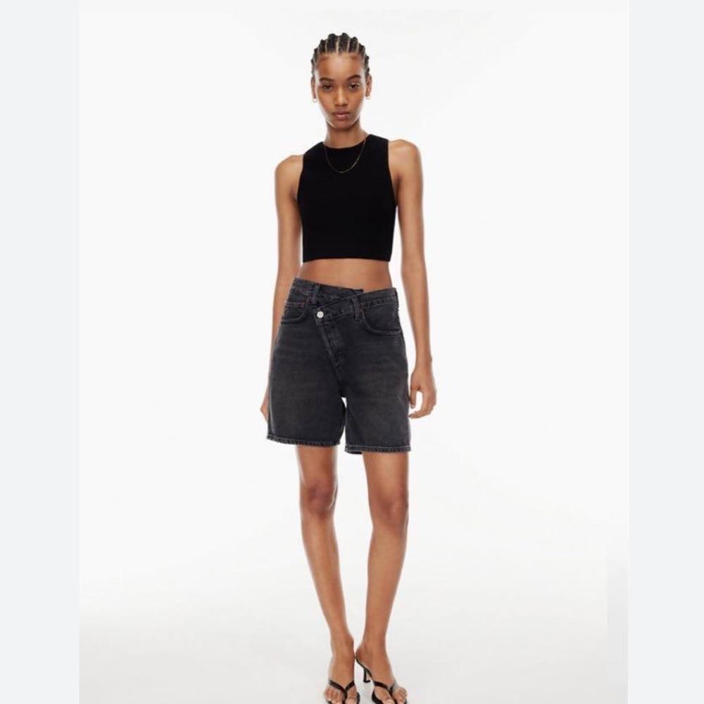 Agolde cross cross shorts size 26